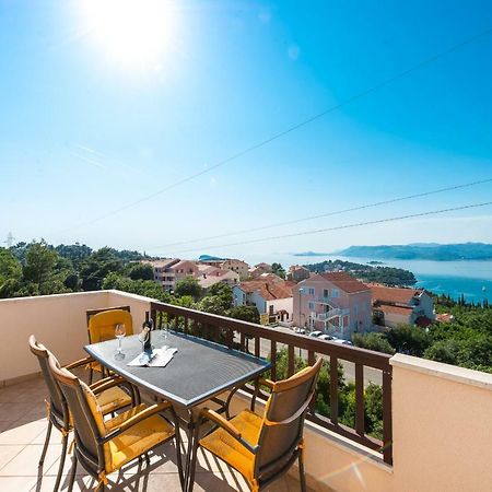 Ferienwohnung Penthouse With Panoramic View Cavtat Exterior foto